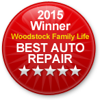 Woodstock Family Life 2015 Winner of Best Auto Repair